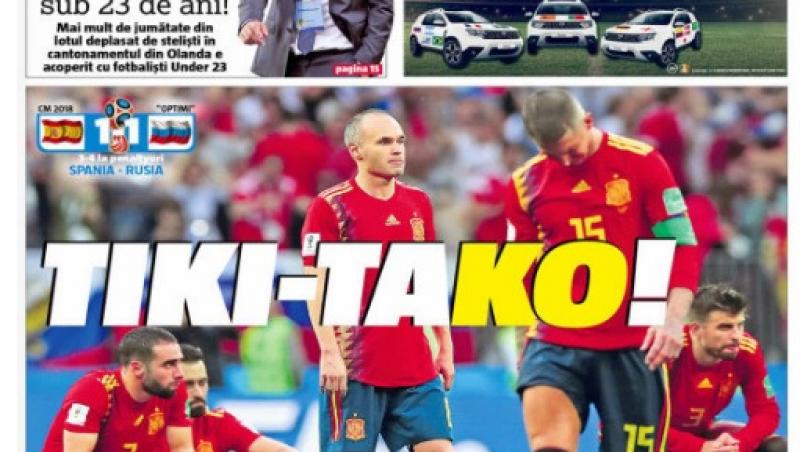 Revista presei sportive, 02.07.2018: ”New FCSB”. Dică atacă sezonul cu jucători U23; Un star de la Chelsea a spus ”DA” Barcelonei; Higuain-Morata, schimbul anului