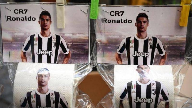 Fața lui Cristiano Ronaldo a ajuns pe… suluri de hârtie igienică. Cui îi aparține ideea - FOTO