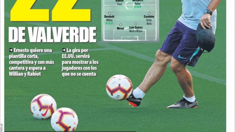 Revista presei sportive, 23.07.2018: Barcelona dă lovitura: un star de la Chelsea pe Nou Camp; Ronaldo trimite un star de Torino către Milano