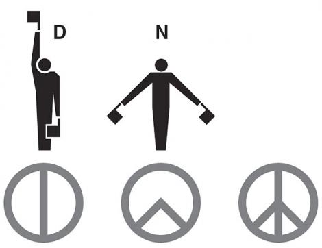 Trei linii și un cerc. Cu toții îl știm, dar câți știm ce înseamnă cu adevărat simbolul pentru „pace”