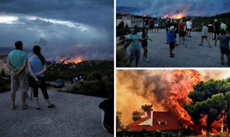 Incendiu Grecia 2018. Ce se întâmplă cu turiștii români