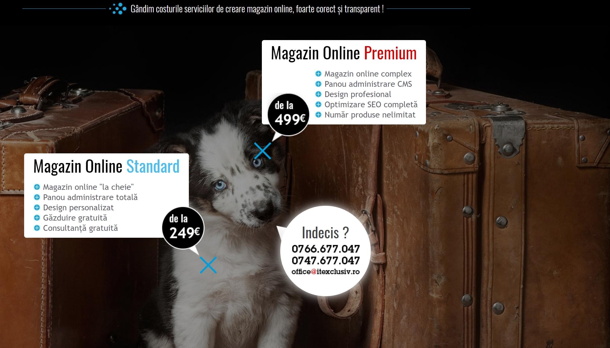 Unde gasesti cele mai bune preturi pentru crearea unui magazin online ?