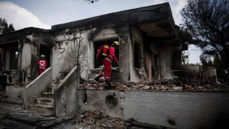 Noi imagini din Grecia după incendiul devastator. Ruine la tot pasul- GALERIE FOTO