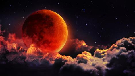 Luna Sângerie, cea mai lungă Eclipsa. La ce oră o vezi în funcție de oraș