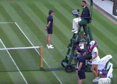 Moment extrem de amuzant la Wimbledon! Gabriela Ruse a provocat incidentul. Victima? Un copil de mingi! – VIDEO