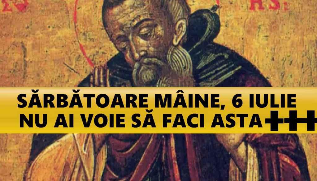 Calendar ortodox 6 iulie. Sf&acirc;ntul Sisoe, cel mai pomenit sf&acirc;nt, face cele mai mari minuni