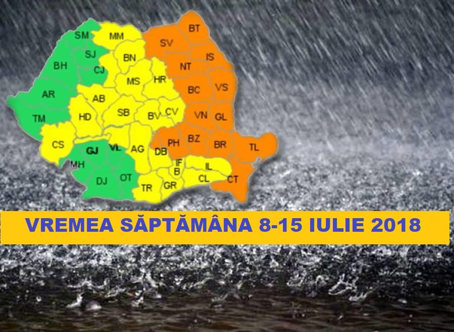Prognoza meteo săptăm&acirc;na viitoare. Vreme la extreme p&acirc;nă pe 15 iulie! C&acirc;t de rău va fi