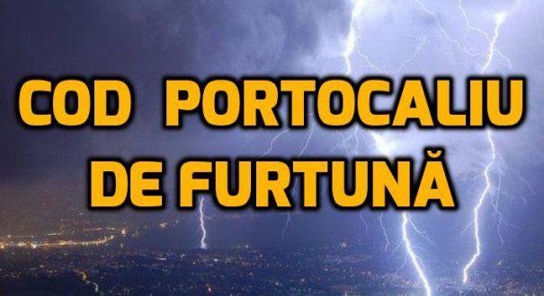 AVERTIZAREA METEOROLOGILOR! Ce se &icirc;nt&acirc;mplă cu vremea &icirc;n următoarele ore: COD PORTOCALIU de furtuni şi grindină!