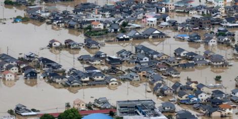 INUNDAŢII CATASTROFALE! Este potop în Japonia: Peste 100 de morţi în unul dintre cele mai mari dezastre meteorologice