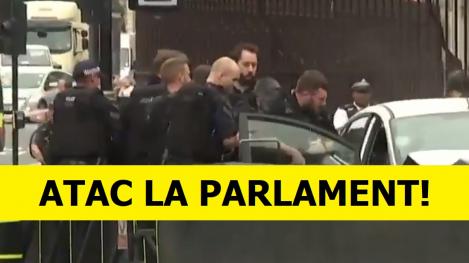 A ATACAT Parlamentul! Un bărbat a intrat cu mașina în barierele de securitate!