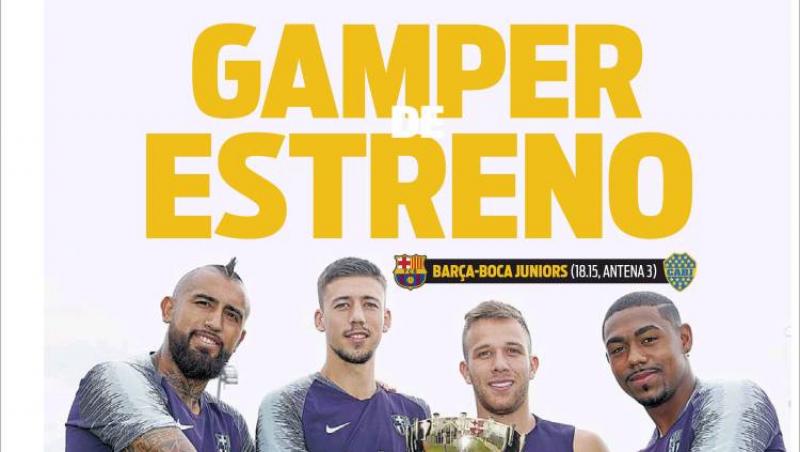 Revista presei sportive, 15.08.2018: Fortes, mesaj pentru Gigi Becali; Super-meci în Supercupa Europei: Real-Atletico. Barcelona își prezintă achizițiile într-un amical pe Nou Camp