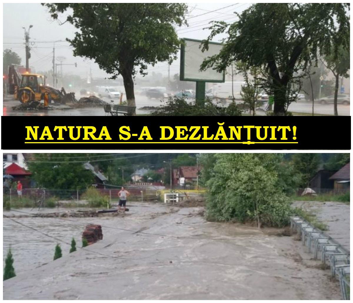 Imagini șocante! S-a dezlănțuit potopul, &icirc;n doar c&acirc;teva minute! Localnicii sunt șocați, după ce puhoaiele le-au inundat gospodăriile: &rdquo;Nu am mai pomenit așa ceva!&rdquo;