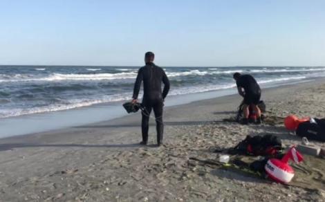 [VIDEO] Situație disperată pe litoral: O persoană este dispărută în Marea Negră! Pompierii au intervenit de urgență
