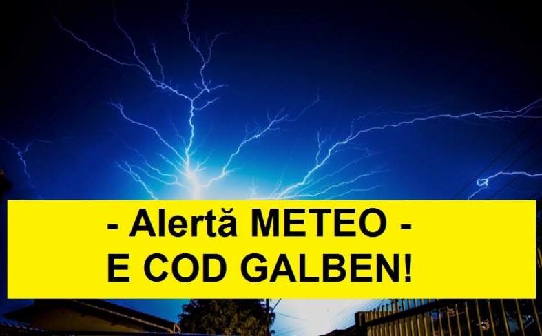 Se &icirc;ngroașă gluma! O nouă ATENȚIONARE de la meteorologi! PLOI și grindină &icirc;n următoarele ore. Zonele afectate