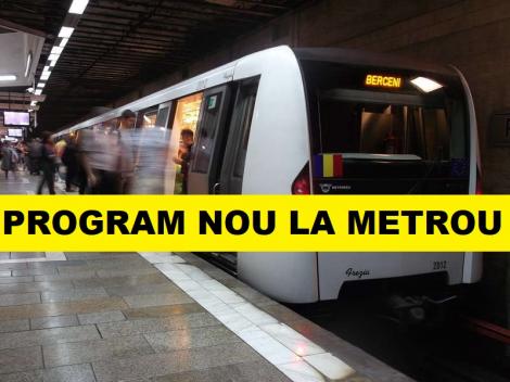 Metroul va circula după un program nou! Ce trebuie să afle călătorii