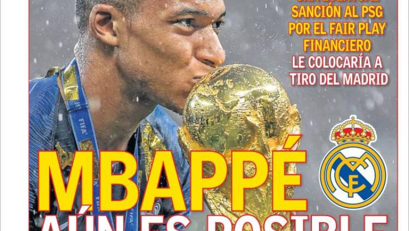 Revista presei sportive, 23.08.2018: FCSB și CFR Cluj luptă pentru 20 de milioane de Euro; Mbappe, la un pas de Spania; Barcelona, ofertă uriașă pentru un jucător de bază