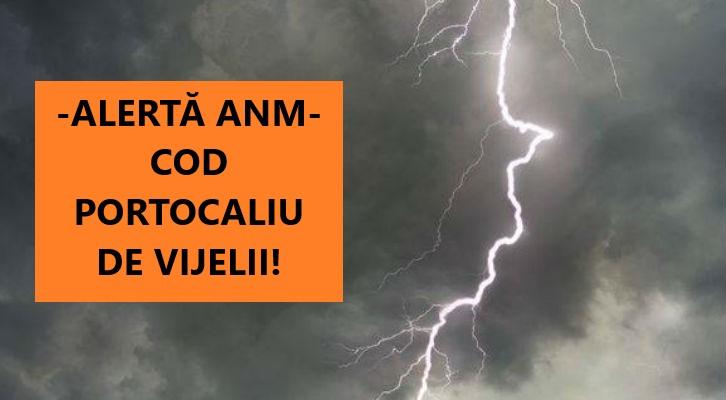 COD PORTOCALIU și COD GALBEN de ploi TORENȚIALE și VIJELII! Ce se va &icirc;nt&acirc;mpla &icirc;n următoarele ore