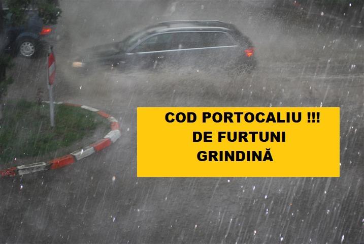 COD PORTOCALIU de vijelii și grindină! C&acirc;t mai durează vremea rea