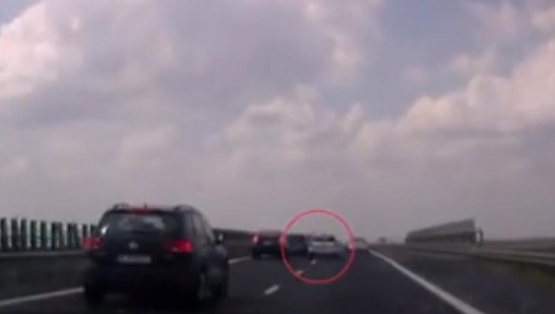 Accident CIUDAT surprins de o cameră video pe Autostrada Soarelui! Ce s-a întâmplat (VIDEO)