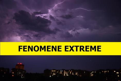 Fenomene periculoase în România! Ce se întâmplă în următoarele ore cu vremea
