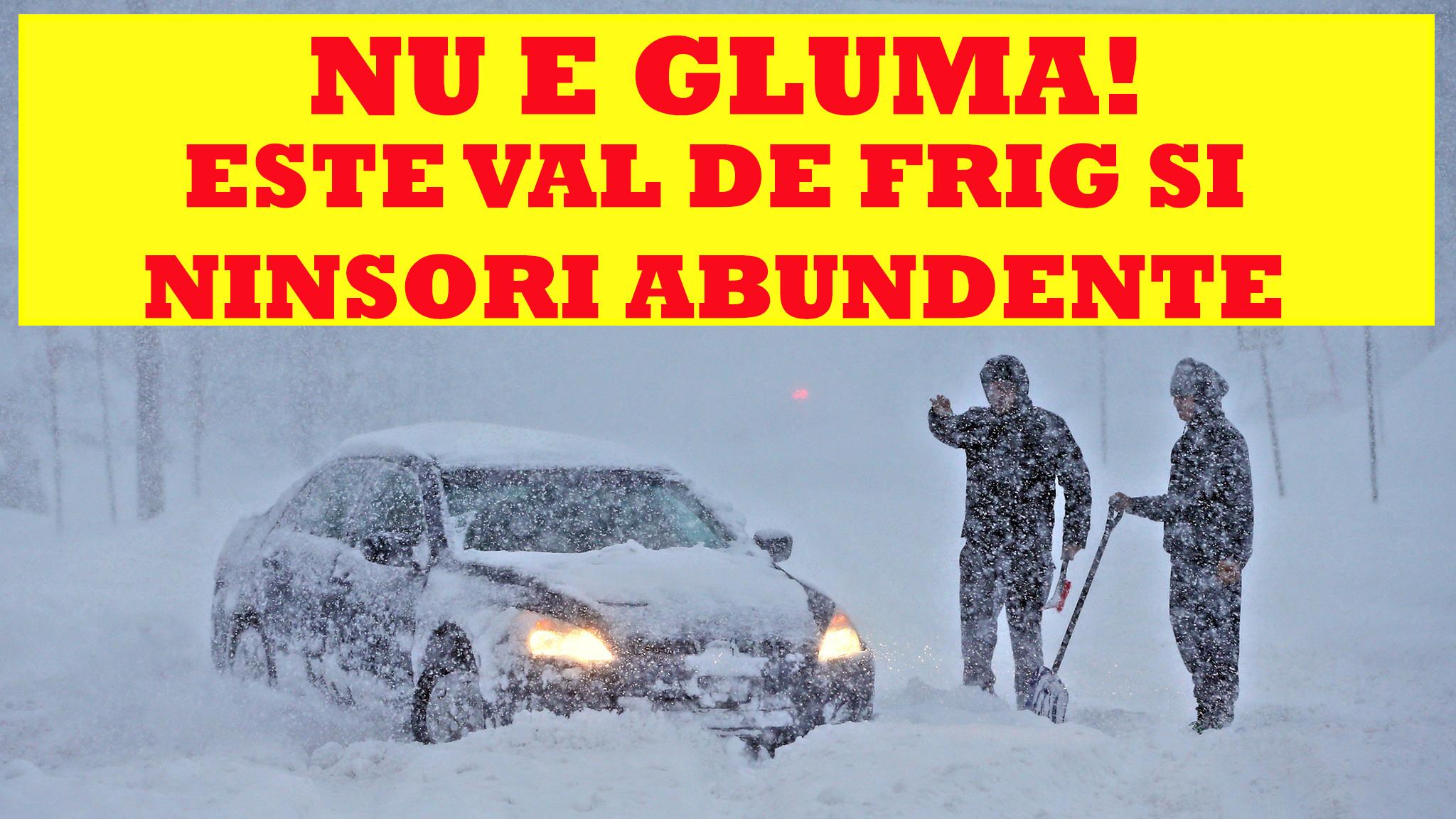 După CANICULĂ, suntem loviţi de un VAL DE FRIG: Europa, afectată de temperaturi cu MINUS şi ninsori!