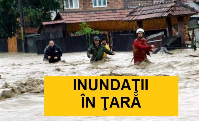 Pericol de INUNDAŢII &icirc;n 11 judeţe! Hidrologii au emis COD GALBEN