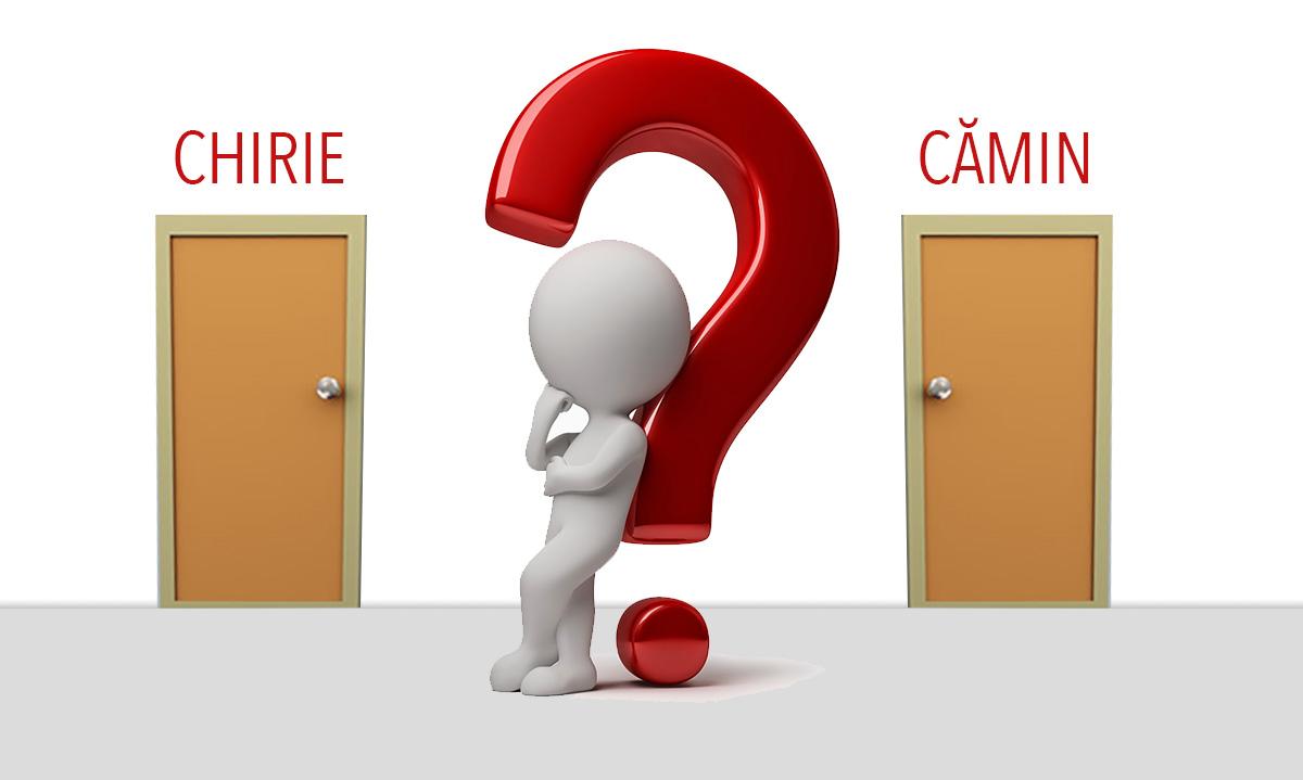 Cazare studenți! Cele mai căutate 5 zone de &icirc;nchiriat! Prețurile pornesc de la...