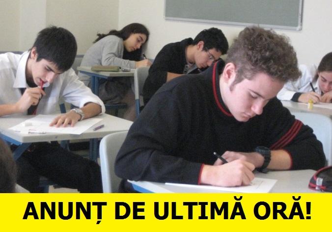 Lovitură cumplită pentru ELEVI! Ministerul Educației a făcut anunțul care schimbă totul!