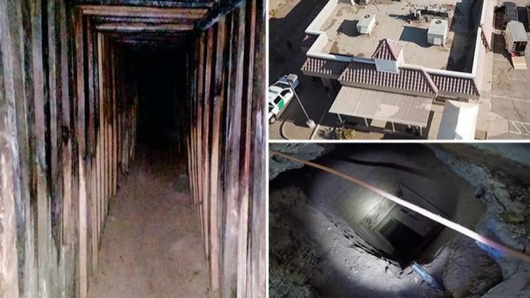 Descoperire făcută sub un fast food! Era folosit pentru transportul de droguri!