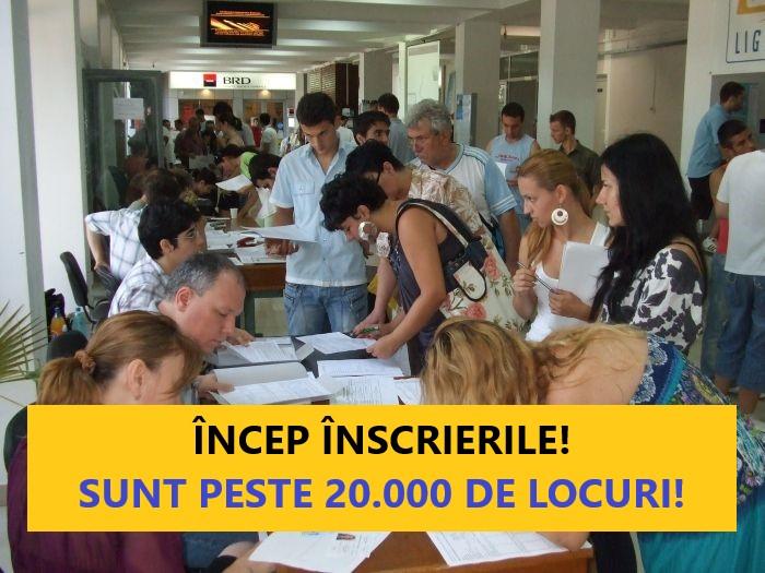 Anunț de ULTIMĂ ORĂ: Peste 20.000 de locuri disponibile! &Icirc;nscrierile &icirc;ncep vineri