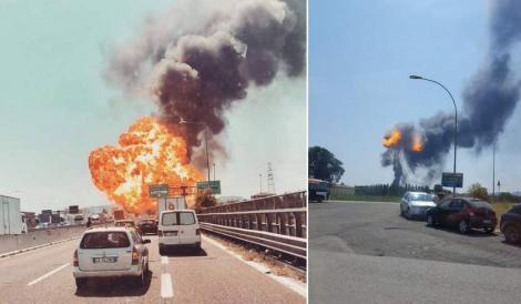 Anunțul de ultimă oră făcut de MAE! Un șofer român, rănit în explozia din apropierea aeroportului din Bologna