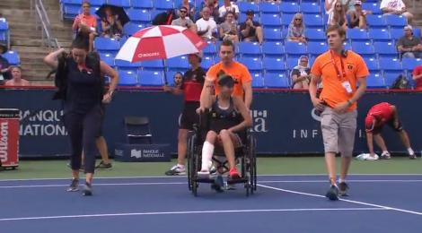 VIDEO: Momente dramatice la Montreal cu accidentarea Mihaelei Buzărnescu. Reacție impresionată a Elinei Svitolina. Primul verdict medical din partea WTA