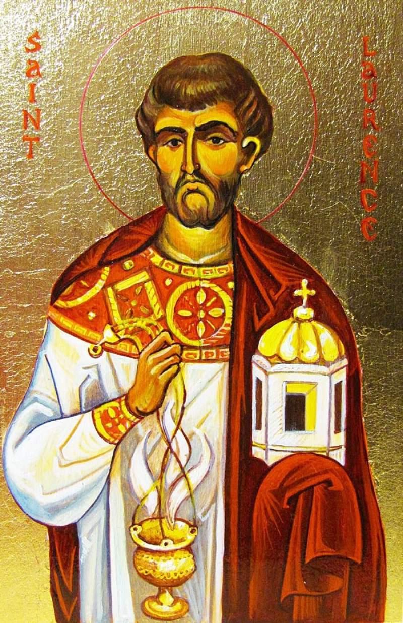 Calendar ortodox 10 august. Prăznuirea Sf&acirc;ntul Mucenic Lavrentie Arhidiaconul