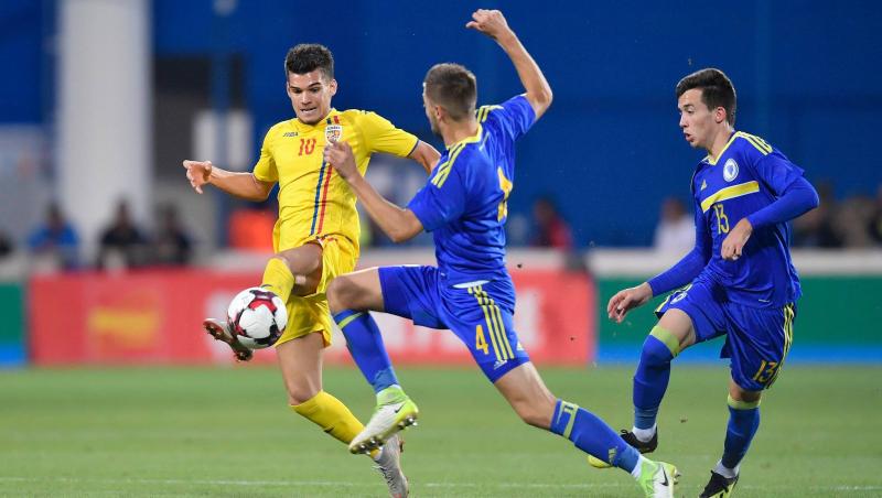 Cu un pas la EURO! România U21 - Bosnia U21 2-0! Elevii lui Rădoi, aproape de un turneu final după o pauză de două decenii