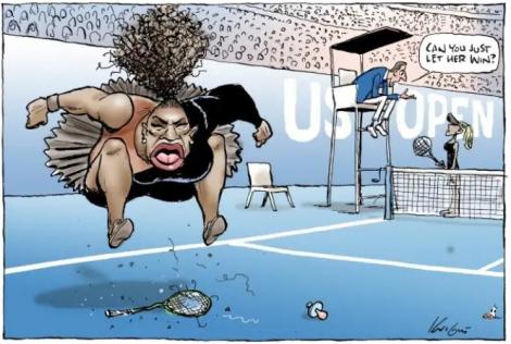 Scandalul caricaturii Serenei Williams continuă: “Lumea a devenit prea corectă politic!” Cum se apără artistul de la care a pornit totul, dar și cine îi sare în ajutor