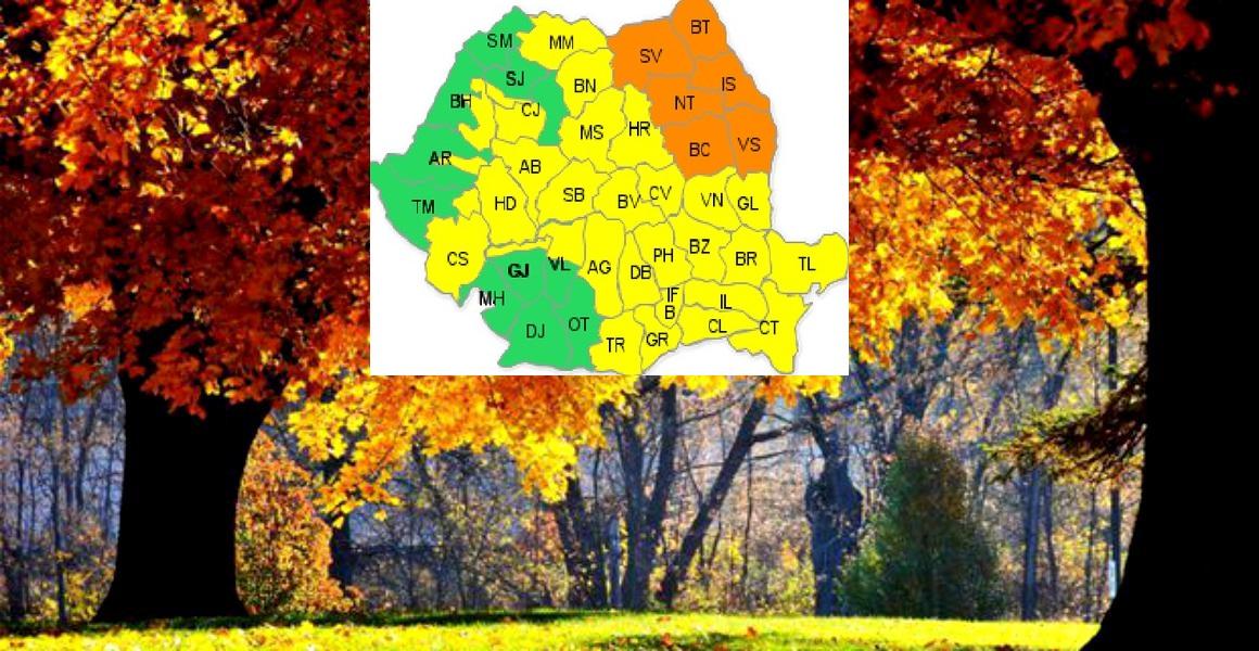 Vremea &icirc;n octombrie! Prognoza meteo pentru luna octombrie 2018