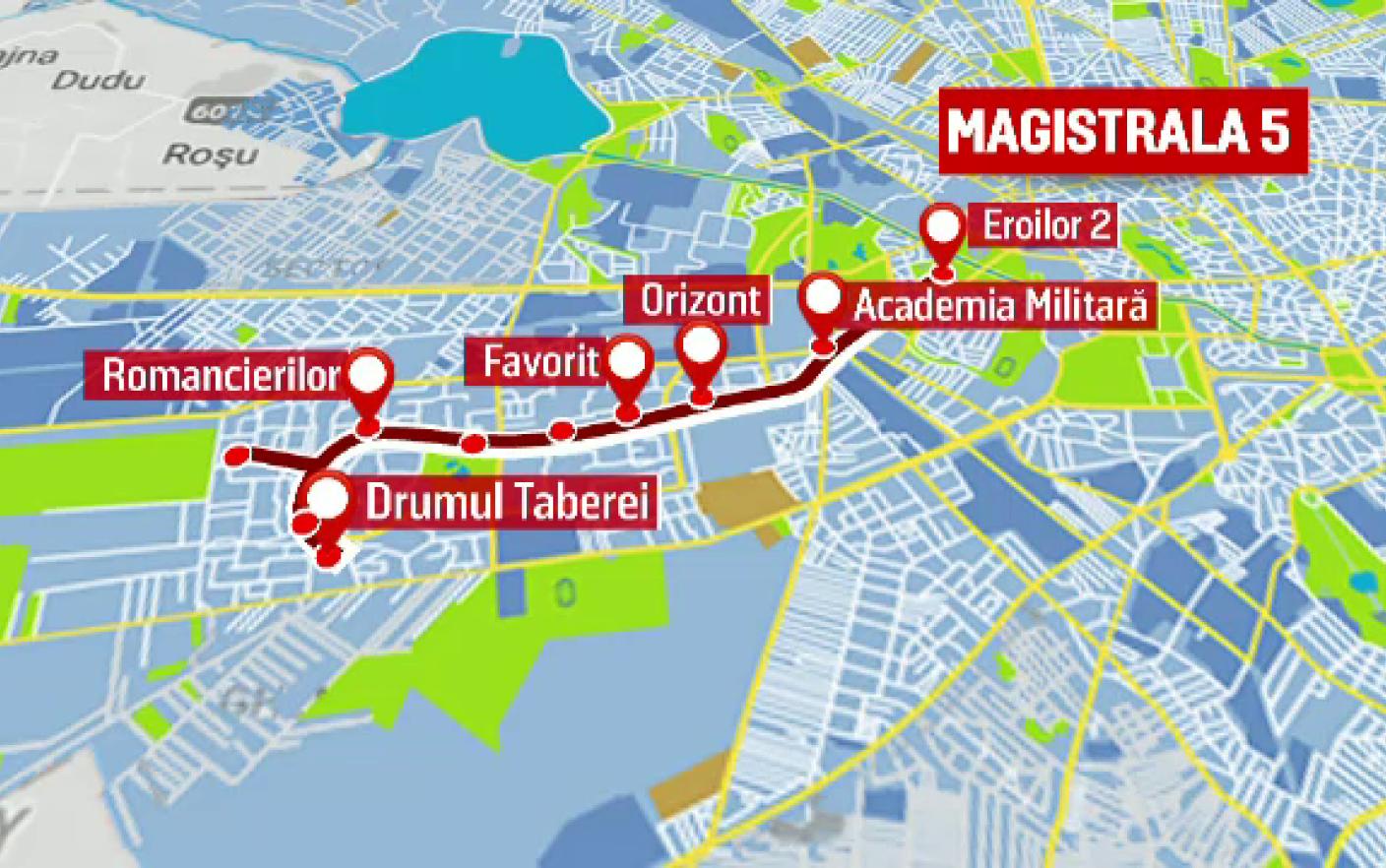 10 stații noi de metrou &icirc;n Capitală. C&acirc;nd se inaugurează metroul spre Drumul Taberei