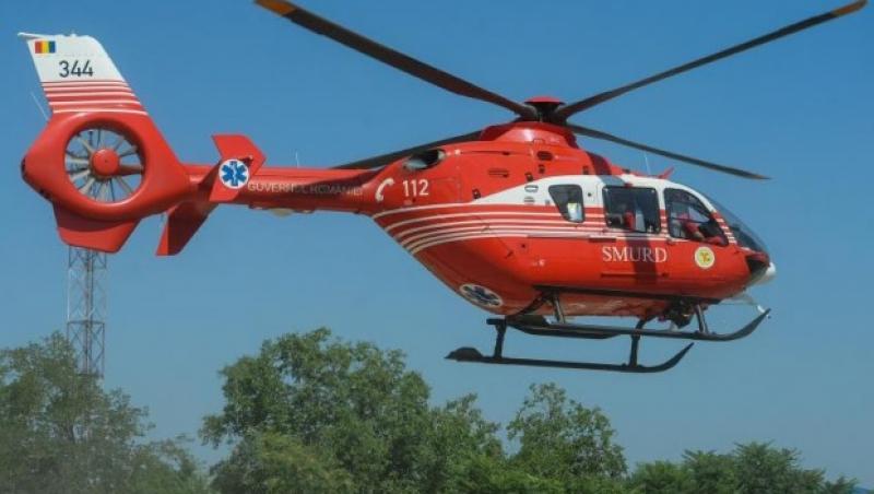 Accident CUMPLIT pe Autostradă! Elicopterul SMURD s-a deplasat imediat la locul tragediei