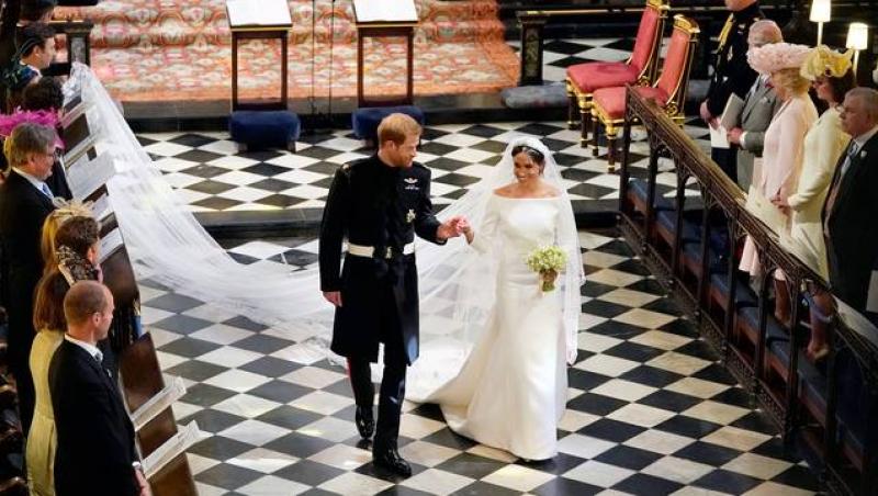 Tradiția pe care o respectă și Familia Regală! Meghan Markle dezvăluie ce a ascuns în rochia de mireasă, surpriză pentru Prințul Harry
