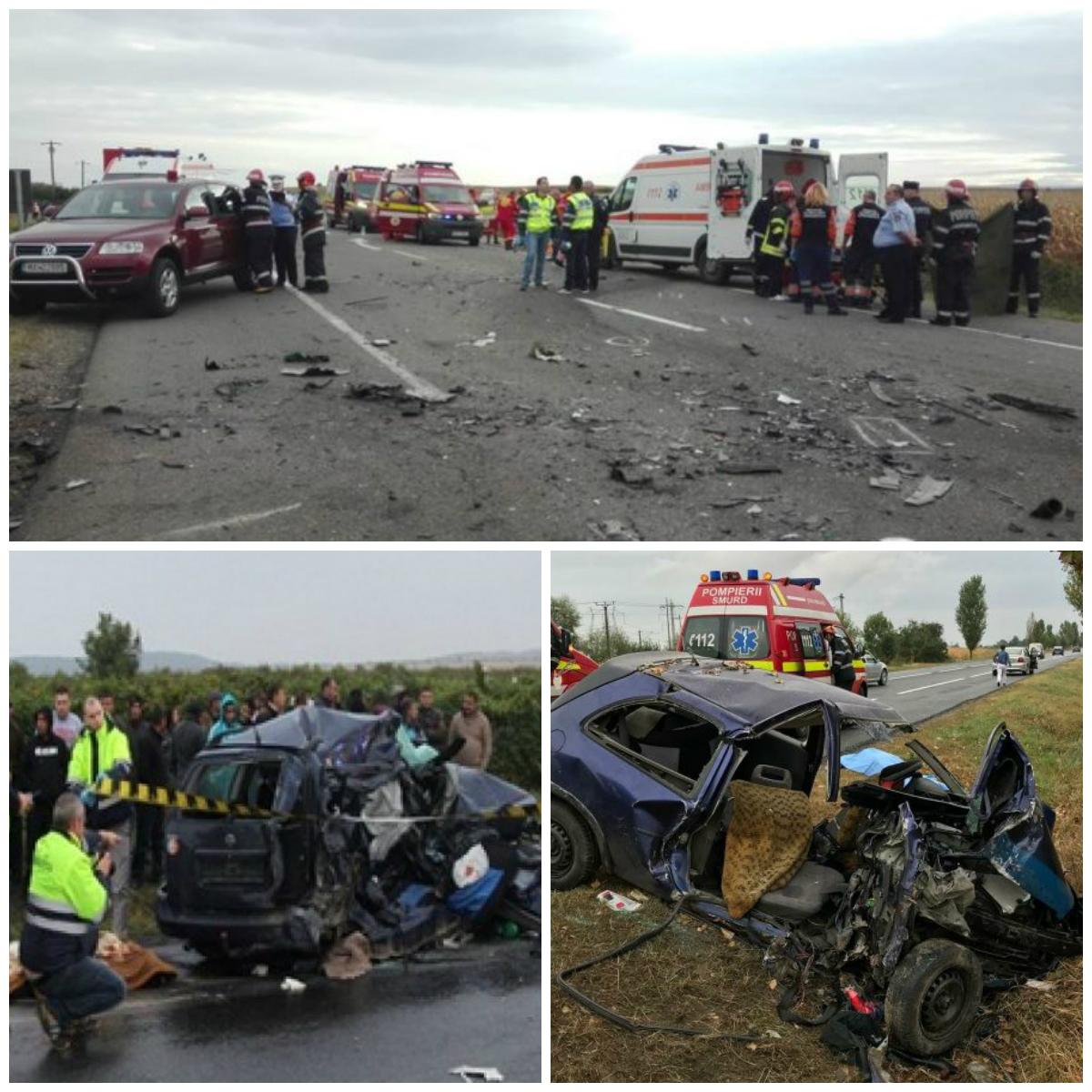 Momentul teribil &icirc;n care două mașini s-au ciocnit pe E85, surprins de o cameră de bord! PATRU OAMENI au MURIT! Atenție, imagini cu puternic impact emoțional!