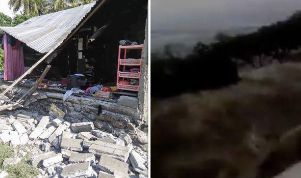 Imagini apocaliptice surprinse &icirc;n Indonezia, unde au murit peste 380 de persoane! Oamenii fug &icirc;ngroziți din cauza tsunamiului provocat de cutremur