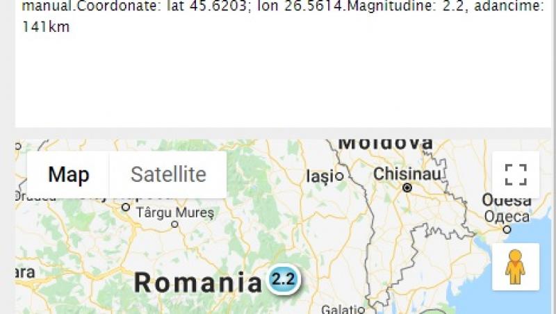 CUTREMUR în România, în această dimineață! Ce magnitudine a avut