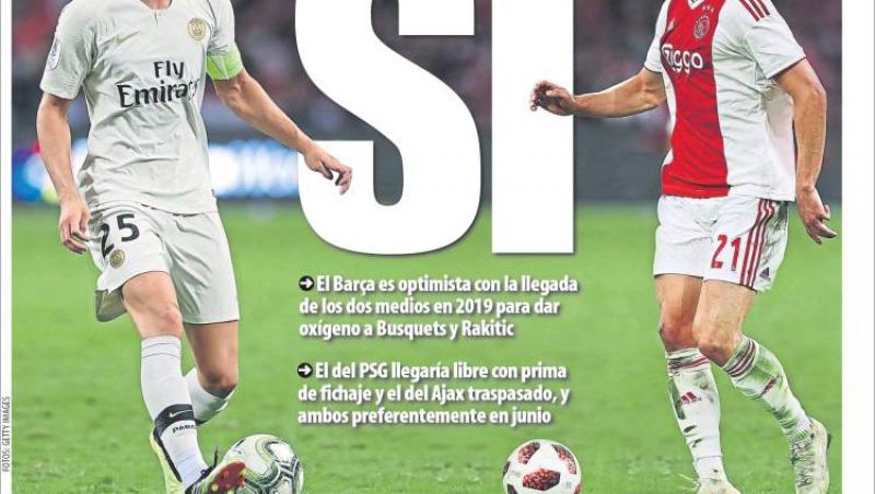 Revista presei sportive, 05.09.2018: România - Muntenegru, fără cel mai important jucător; Barcelona a mai ”rezolvat” doi jucători, Marcelo, tot mai aproape de Juve