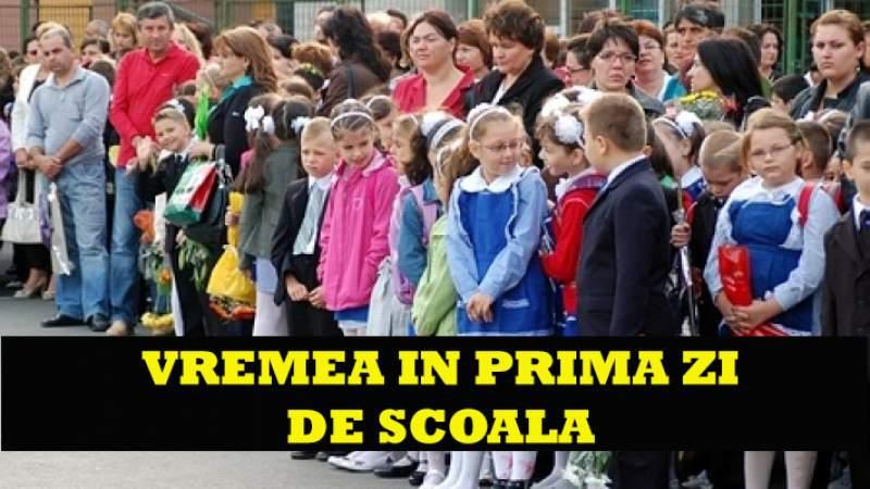 Cum va fi vremea &icirc;n prima zi de școală 10 septembrie 2018