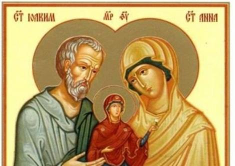Calendar crestin ortodox 9 septembrie Sfinții Ioachim și Ana