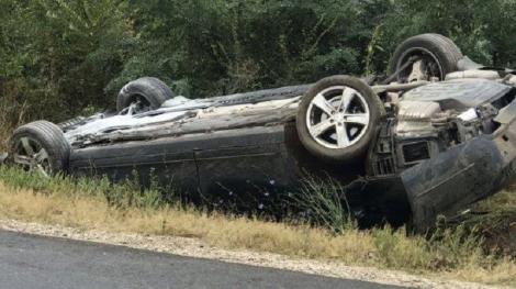 Imagini teribile de la fața locului! Preşedintele Republicii Moldova a fost implicat într-un grav accident rutier