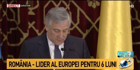 Preşedintele Parlamentului European, Antonio Tajani, apel către țările ce blochează aderarea României la Schengen: „Să îşi modifice poziţia!”