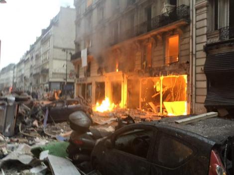Explozie puternică la o brutărie pariziană! Patru persoane au murit, iar alte 30 sunt rănite - FOTO