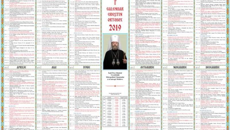 caalendar ortodox 2019