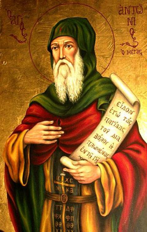 Calendar ortodox 17 ianuarie. Profeția Sfântului Antonie cel Mare